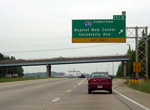 I-430 north at I-630 - 2003