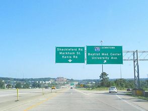 I-430 north at I-630 - 2005