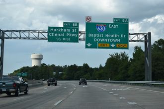 I-430 north at I-630 - Little Rock, AR