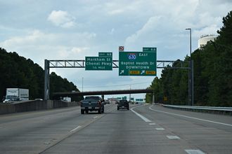 I-430 North at Interstate 630 in Little Rock, Arkansas