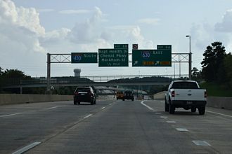 I-430 south at I-630 - Little Rock, AR