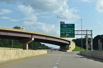 I-430 south at I-630 - Little Rock, AR