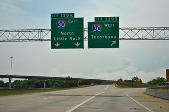 I-630 east at I-30 - Little Rock, AR