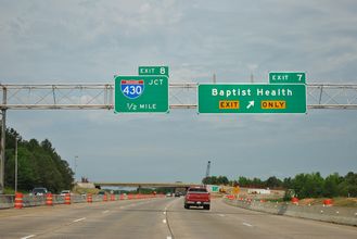I-630 west at I-430 - 2012