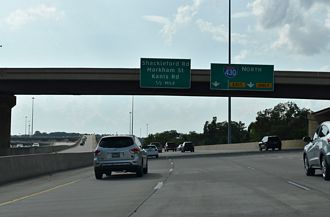 I-630 west at I-430 - Little Rock, AR