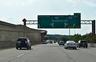 I-630 west at I-430 - Little Rock, AR