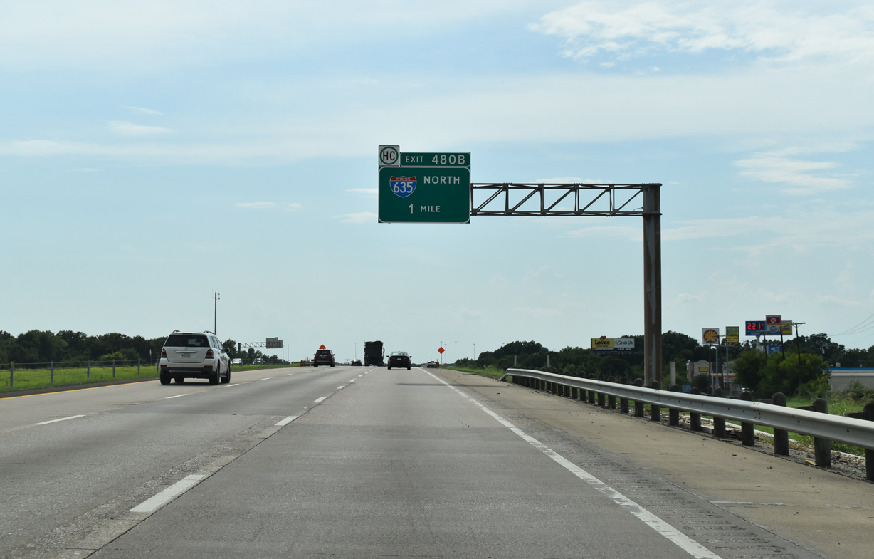 IH 20 west at IH 635 - Balch Springs, TX