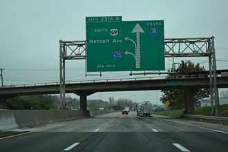 I-35/US 69 south at I-635 - Kansas City, KS