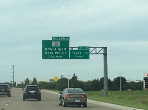 IH 635 west at SH 121 - Coppell, TX