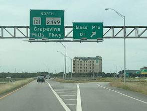 IH 635 west at SH 121 - Grapevine, TX