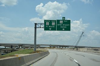 IH 635 west at SH 121 - Grapevine, TX