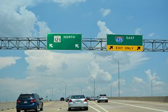 SH 121 north at IH 635 - Grapevine, TX