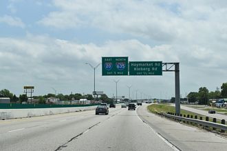US 175 east at IH 20/635 - Dallas, TX