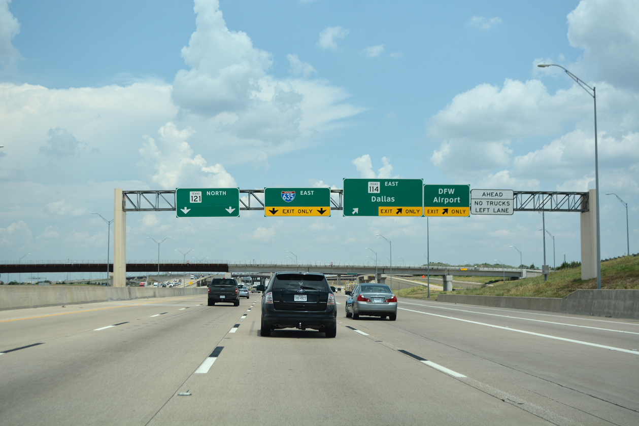 SH 121 north at IH 635/SH 114 - Grapevine, TX