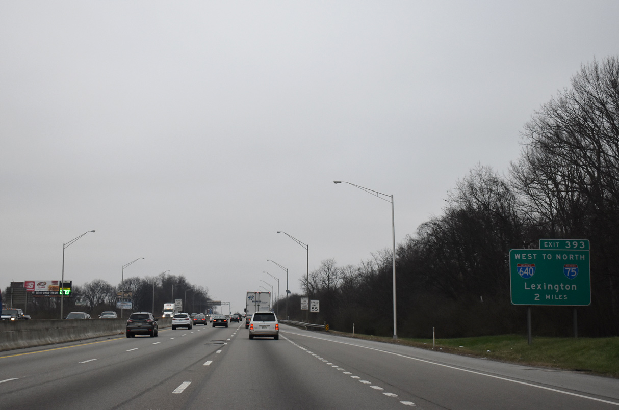 I-40 east at I-640/US 25W - Knoxville, TN