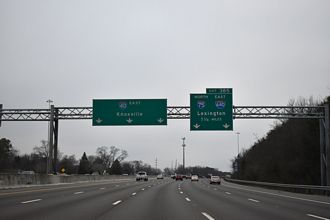 I-40/75 east at I-640 - Knoxville, TN