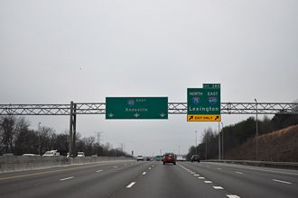 I-40/75 east at I-640 - Knoxville, TN