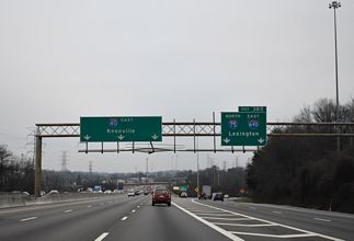 I-40/75 east at I-640 - Knoxville, TN