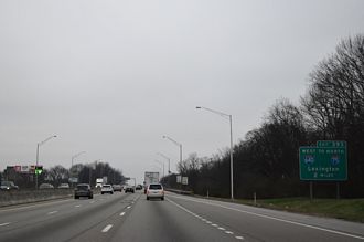 I-40 east at I-640/US 25W - Knoxville, TN