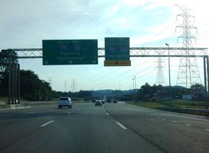 I-40 west at I-75/640 - Knoxville, TN