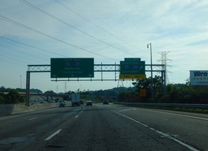 I-40 west at I-75/640 - Knoxville, TN