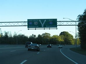 I-640/US 25W east at I-40 - Knoxville, TN