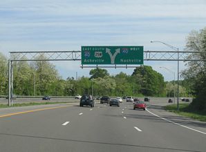 I-640/US 25W east at I-40 - 2005