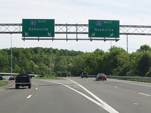 I-640/US 25W east at I-40 - 2005