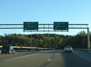 I-640/US 25W east at I-40 - Knoxville, TN