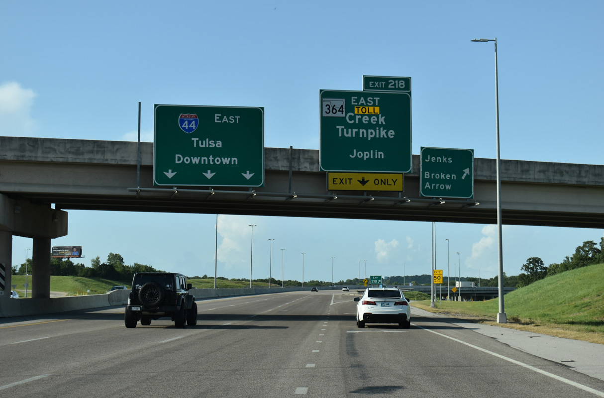 IH 44/Turner Tpk East at SH 364/Creek Tpk to Jenks, OK