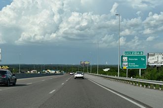 IH 44/Turner Tpk East one mile from SH 364/Creek Tpk