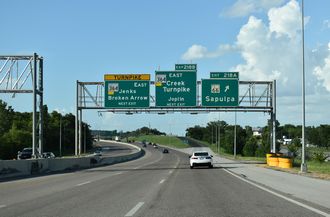Interstate 644 is the proposed renumbering for the tolled Creek Turnpike around the south and east sides of Tulsa, Oklahoma. The designation was approved by AASHTO at the Fall 2025 meeting of the Route Numbering Committee. Included in this new page are photos covering both ends from 07/11 and 07/12/26.