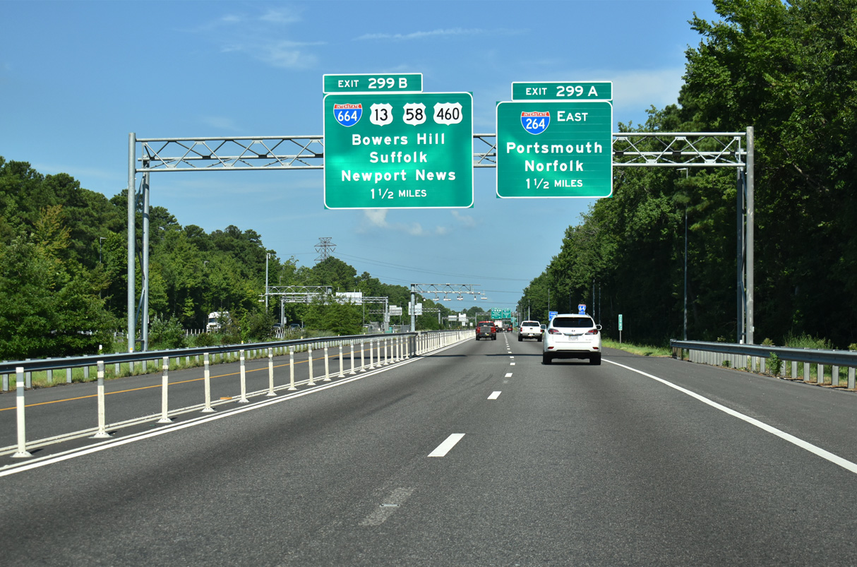 I-64 at I-264/664 - Chesapeake, VA