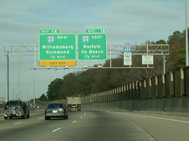 I-664 north at I-64 - 2001