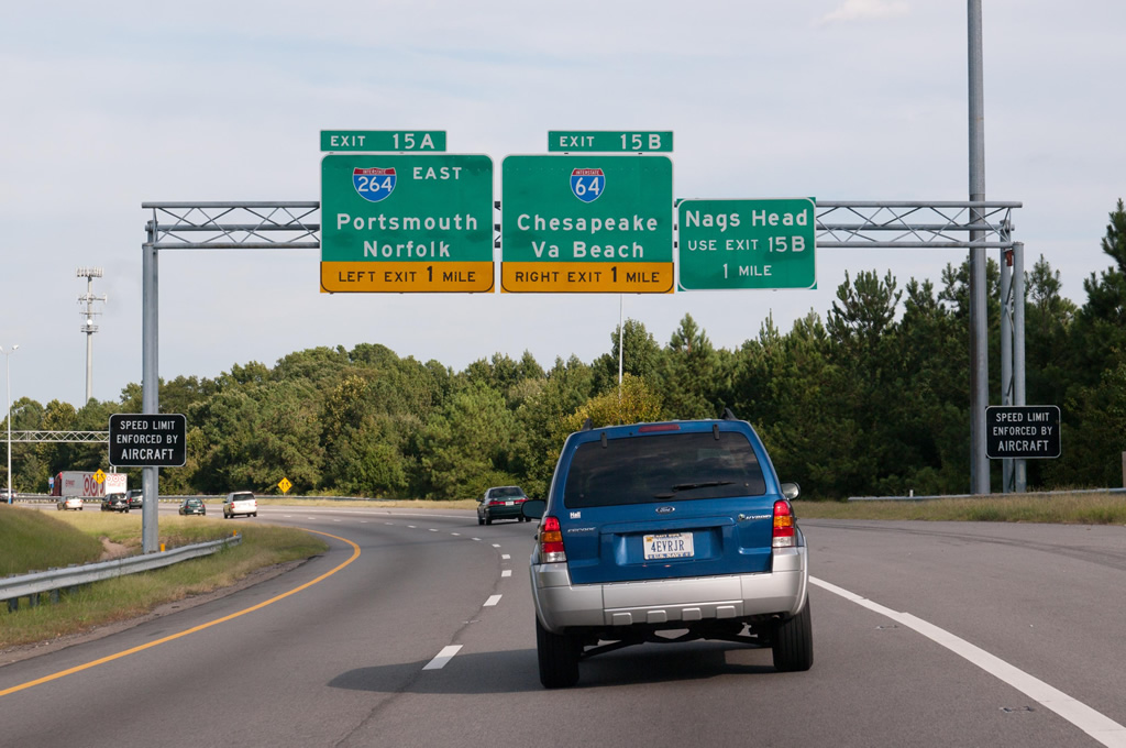 I-664 south at I-64/264 - 2010
