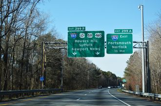I-64 at I-264/664 - Chesapeake, VA