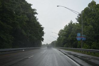 I-664 south at I-264 - Bowers Hill, VA