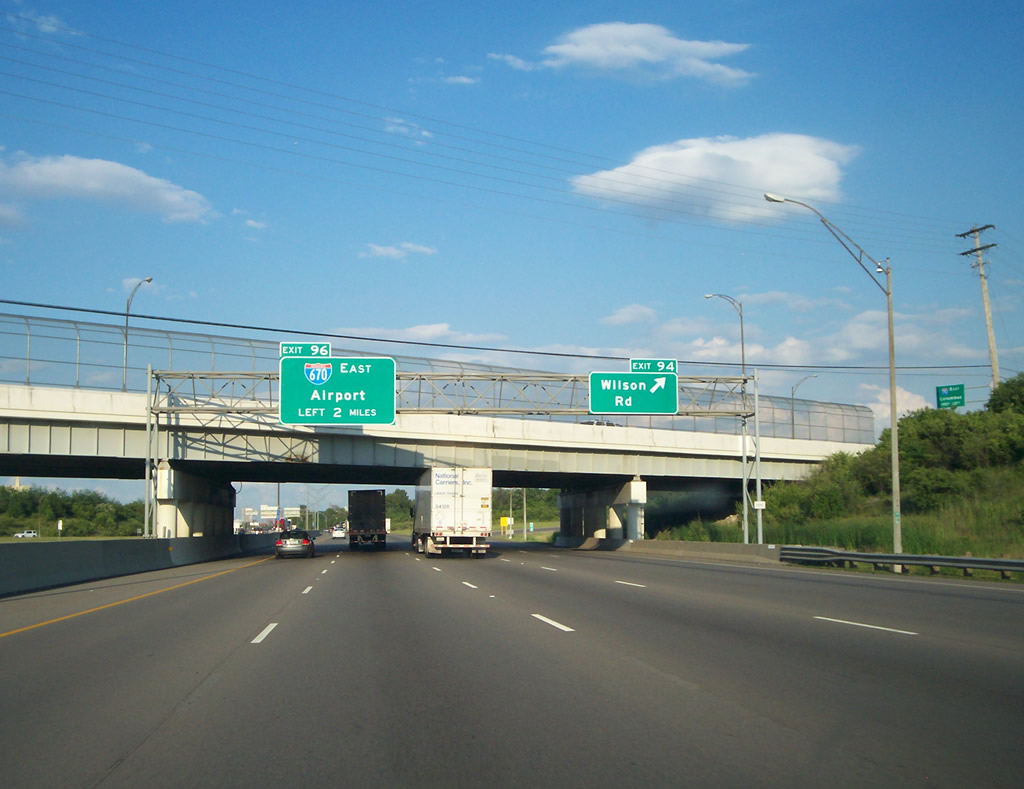 I-70 east at I-670 - Columbus, OH