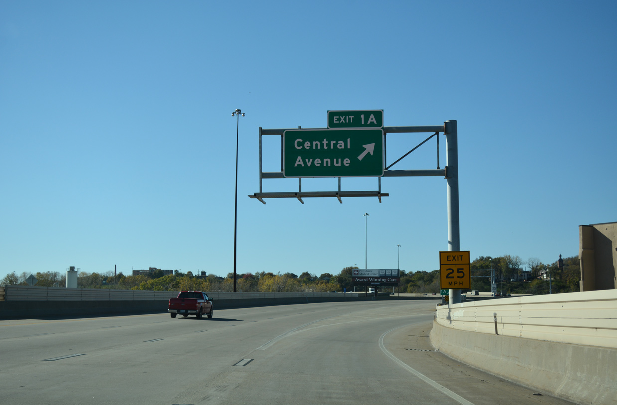 I-670 west at Central Ave - Kansas City, KS