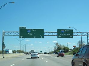 I-70 east at I-670 - Columbus, OH