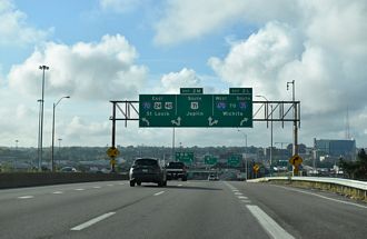 I-70/US 24-40-71 east at I-670 - Kansas City, MO