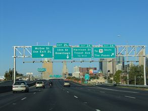 I-70/US 40 west at I-670/US 71 - 2004