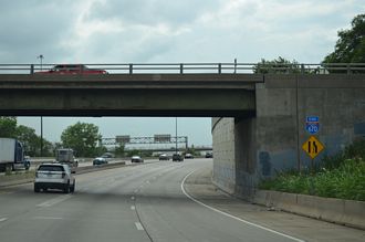 I-670 west at I-70/US 24/40 - Kansas City, KS