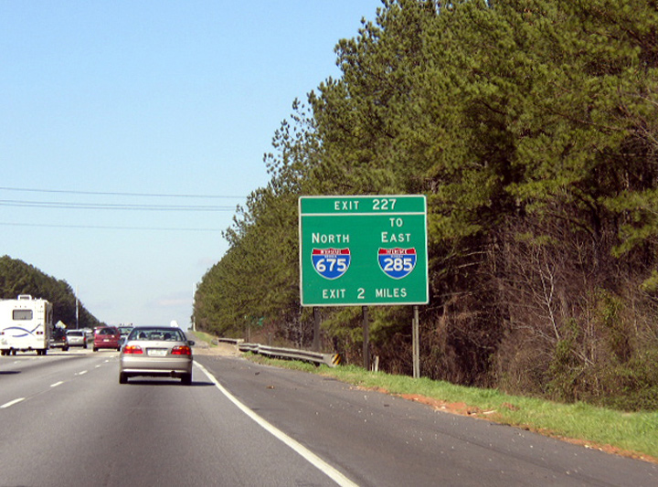 I-75 north at I-675 - 2003