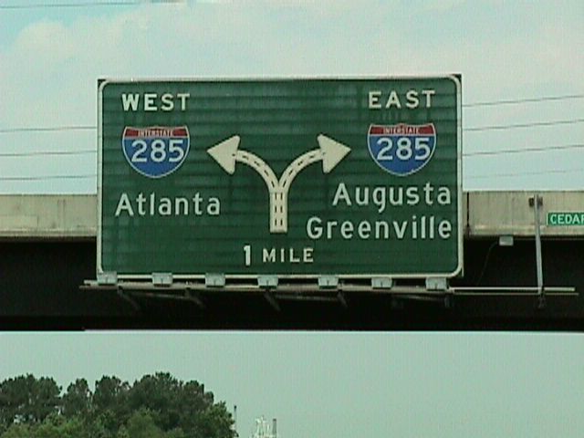 I-675 north at I-285 - 1999