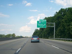 I-70/SR 4 east at I-675 - Medway, OH