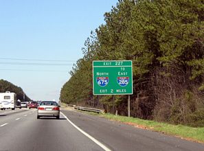 I-75 north at I-675 - 2003