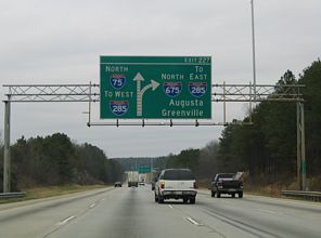 I-75 north at I-675 - 2004