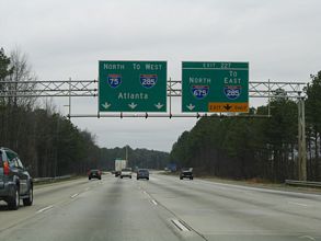I-75 north at I-675 - 2004