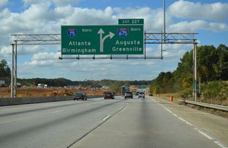 I-75 north at I-675 - 2015